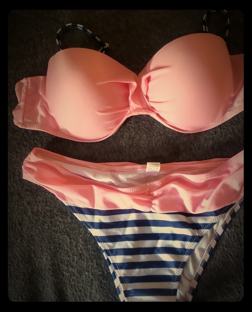 Striped bikini